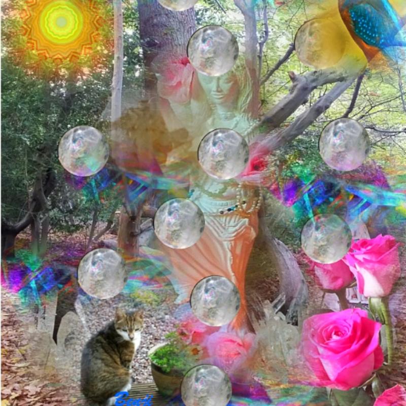 12-sphere-crystal-tree