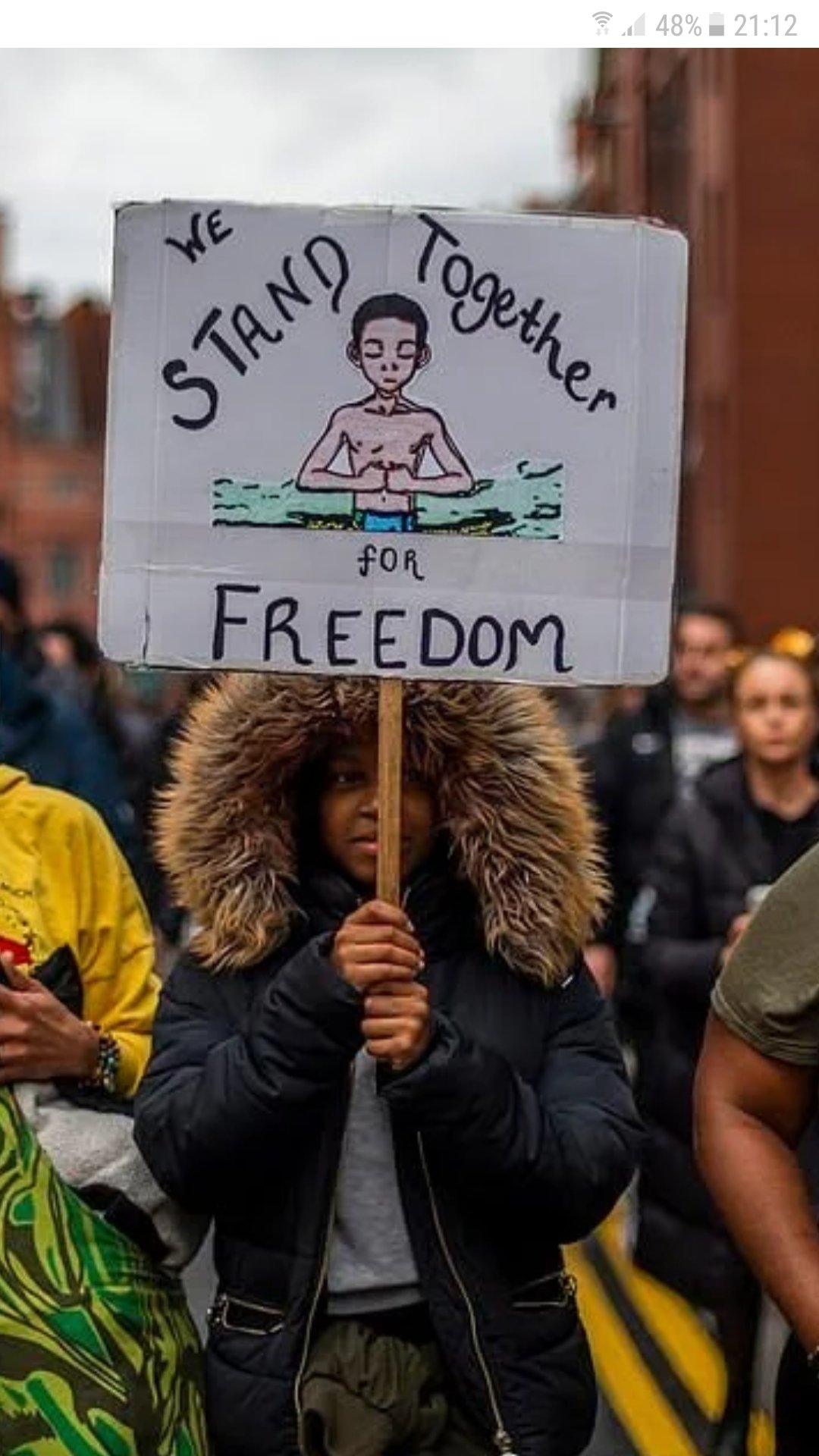 "We stand together for Freedom" 1