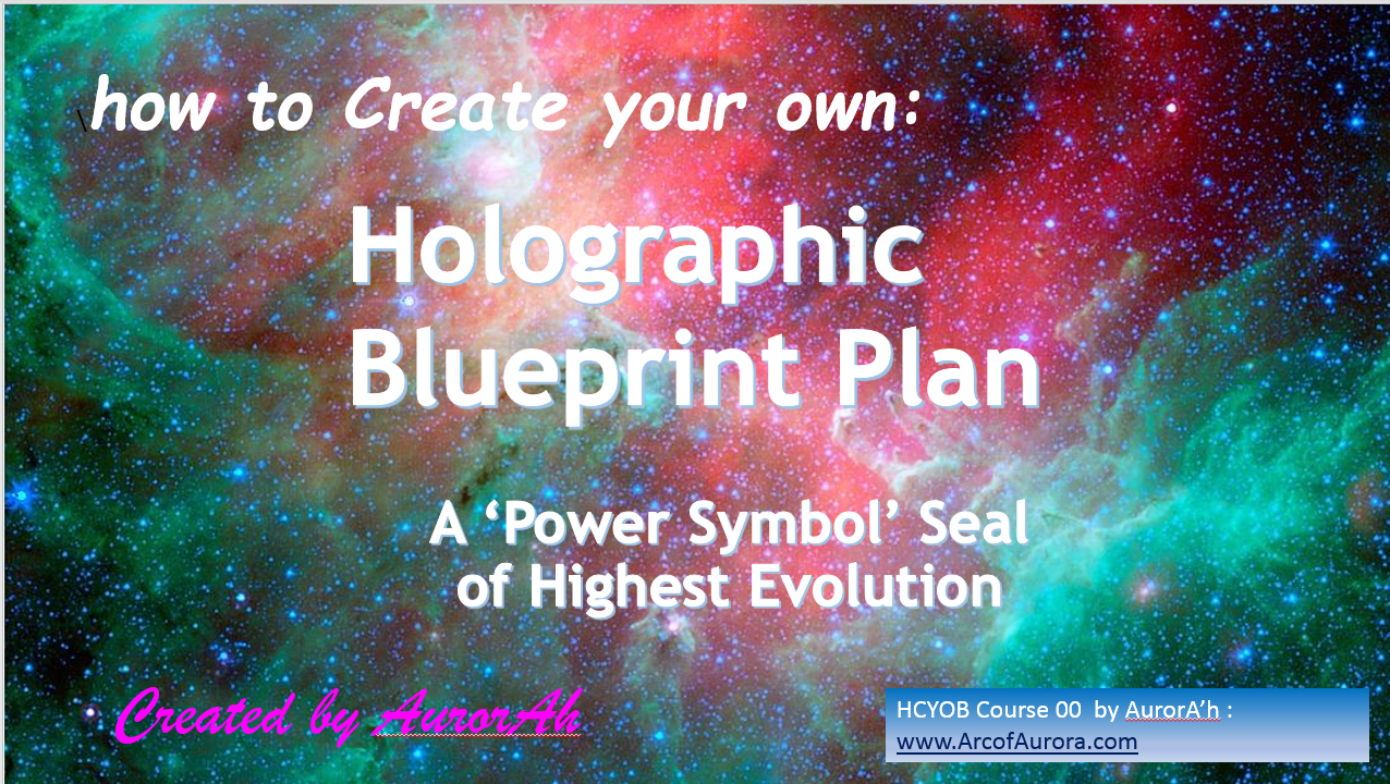 How to Create your own Holographic Blueprint Plan 1